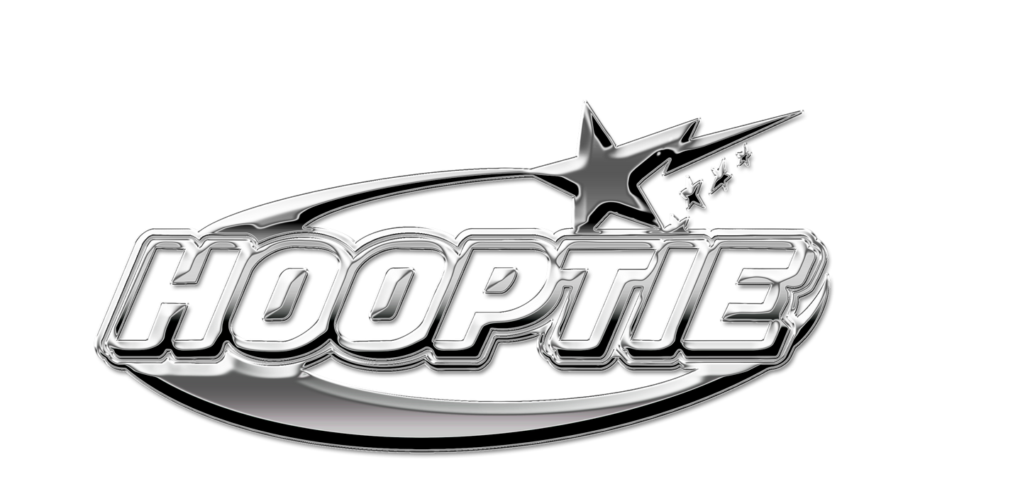 Chrome Hooptie Stars Decal