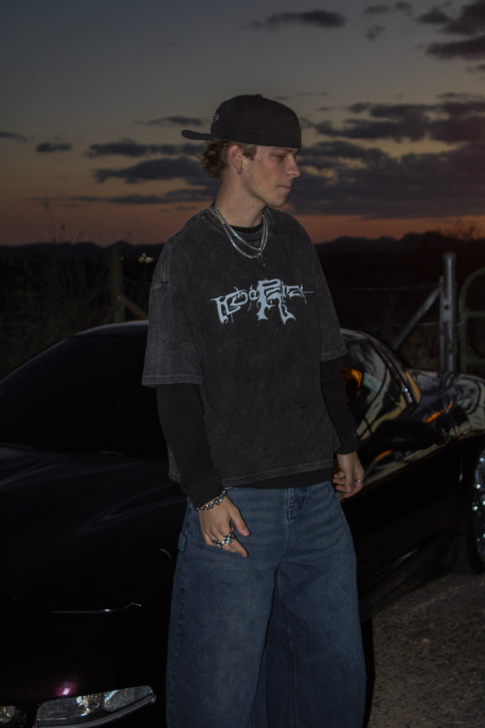 Hooptie AR Waffle Crop T